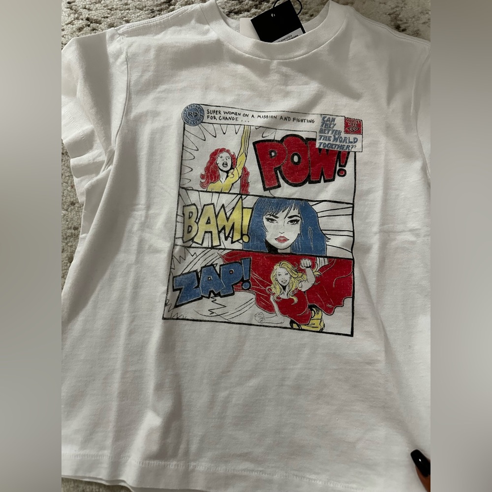 LAST ONE❤️💙New💙❤️RETAIL $165 Super Women RE/DONE tee - Picture 8 of 9
